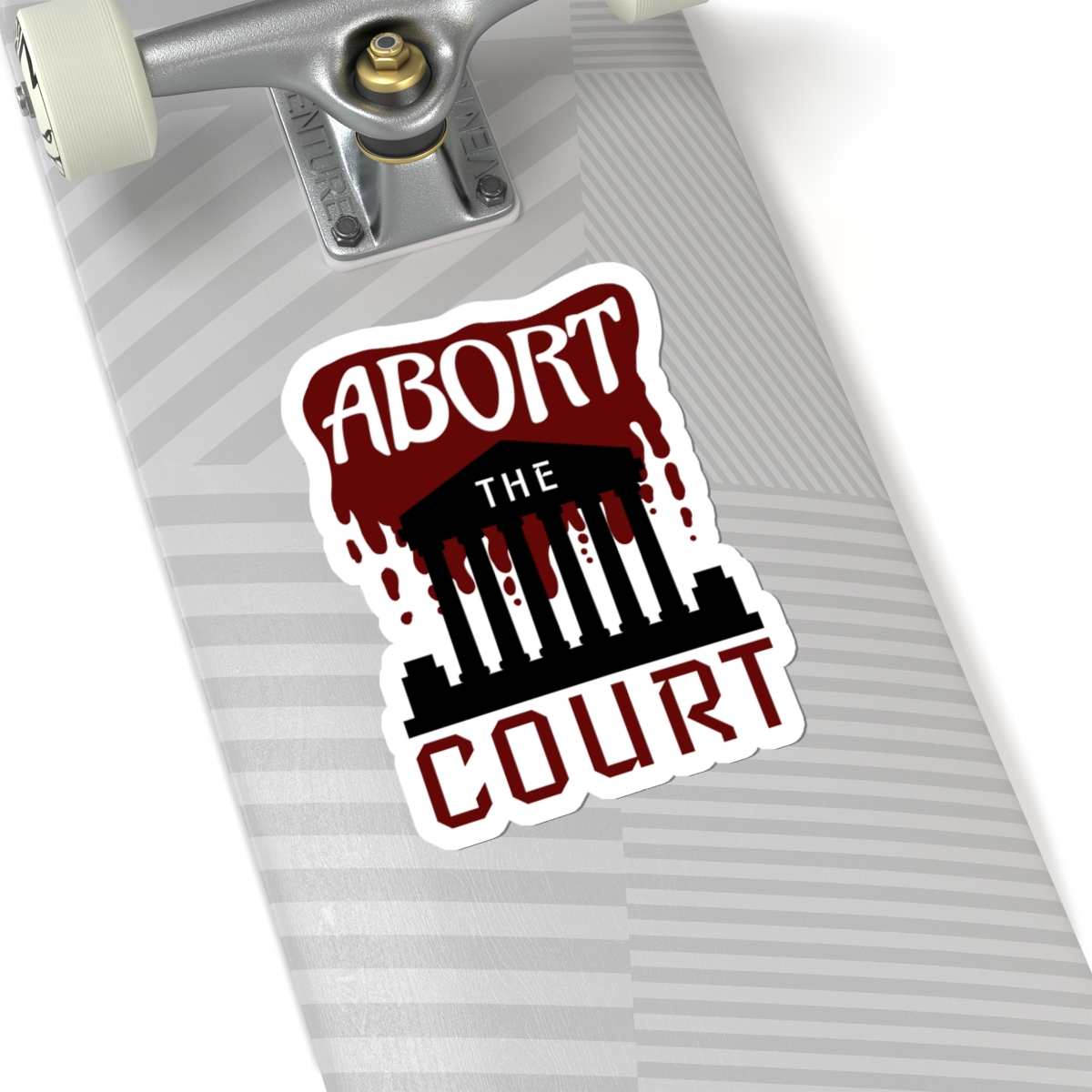 Abort the Court Die-Cut Sticker - Image 8