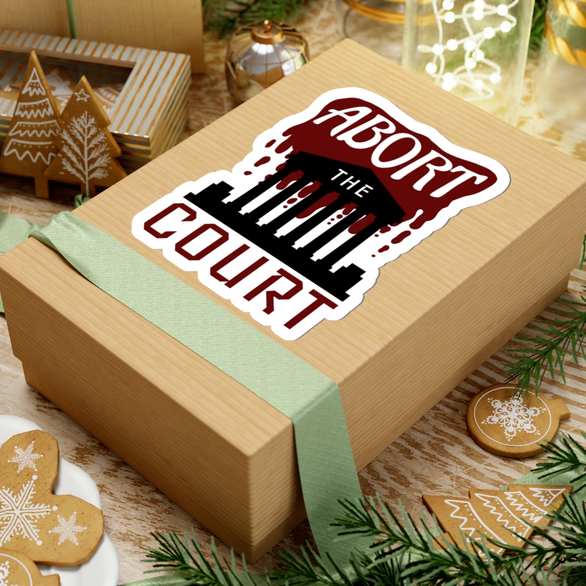 Abort the Court Die-Cut Sticker - Image 9